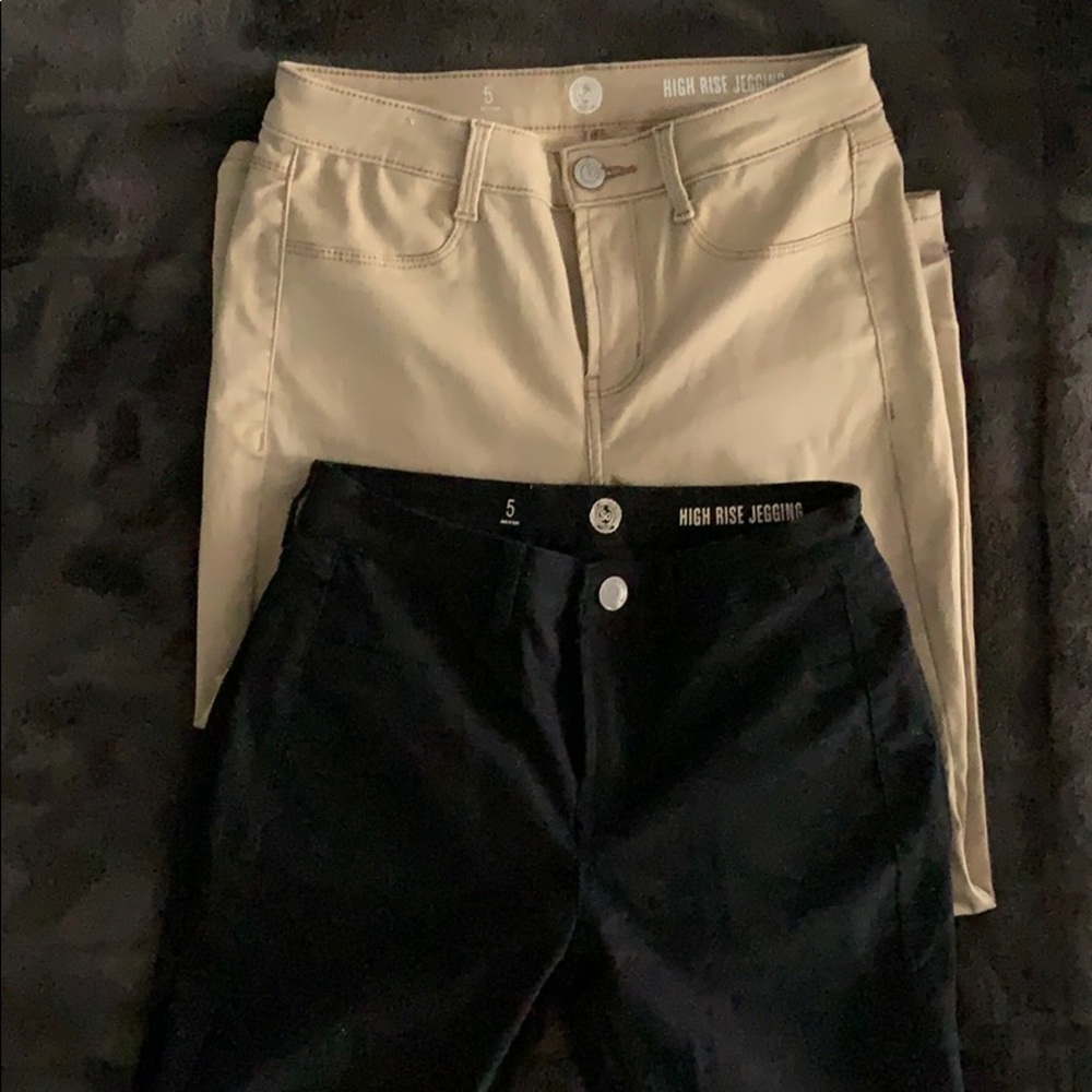 2 pairs of High Rise Jeggings size 5